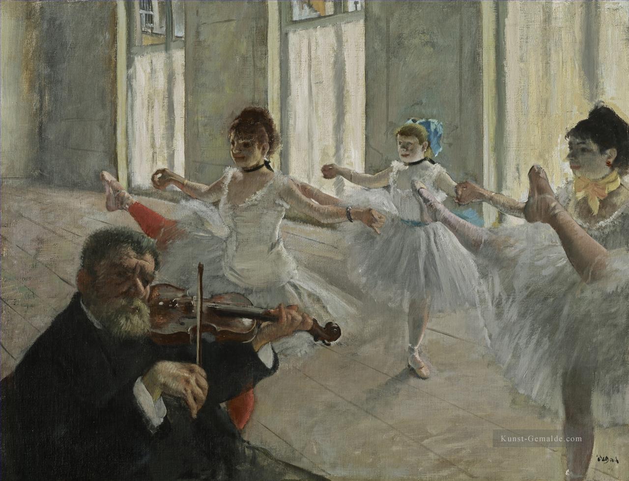 proben Violine Edgar Degas Ölgemälde